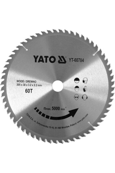 yato LAMĂ DE FIERĂSTRĂU CIRCULAR 305*60*30 60784
