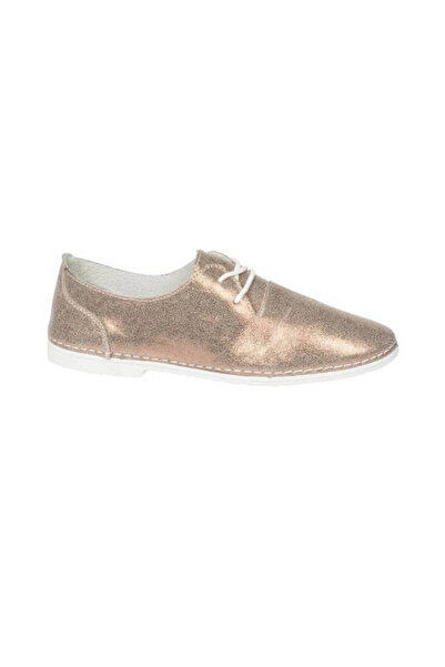 AMERICAN CLUB P112 genuine leather shoes, gold color,