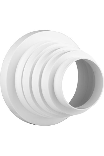 Karro Reducție de conductă pentru 80/100/110/120/150 mm, alb