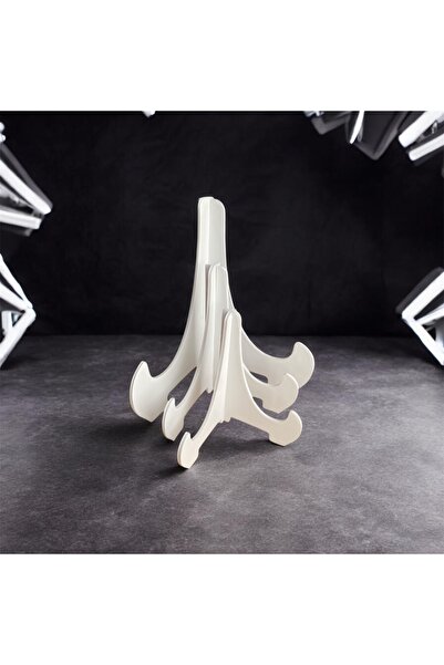 Modulab3D Dekorasyon Dekoratif Tabak Standı – 3 Parça Masa Üstü Tabak Sergile...