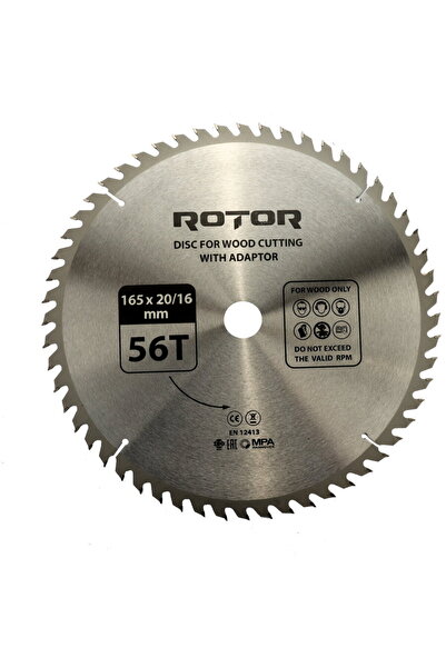 Rotor Disc de tăiere pentru lemn 165*20/16 cu adaptor 56T