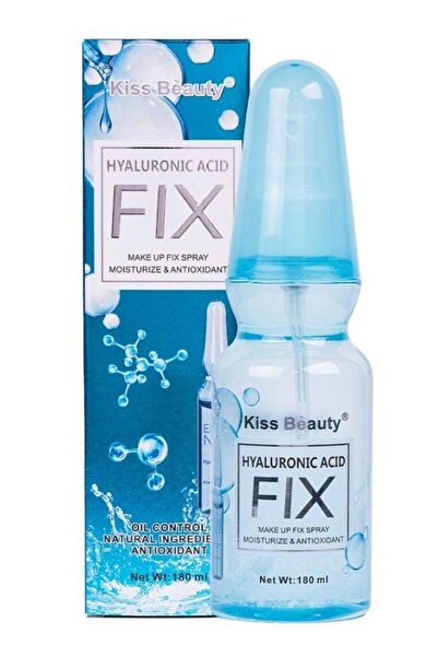 Kiss Beauty بخاخ مرطب لتثبيت المكياج بحمض الهيالورونيك، 180 مل
