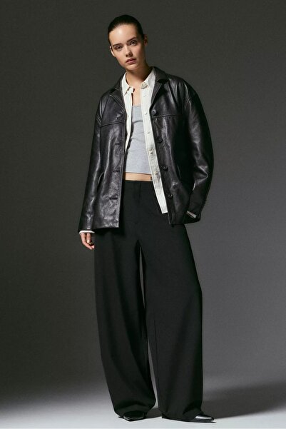 Buti Allbucks Pull&Bear 100% Leather Jacket Abpnb3747