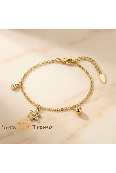 SaraTremo Flower of Light Bracelet – Adjustable Women's Bracelet Plated with ...
