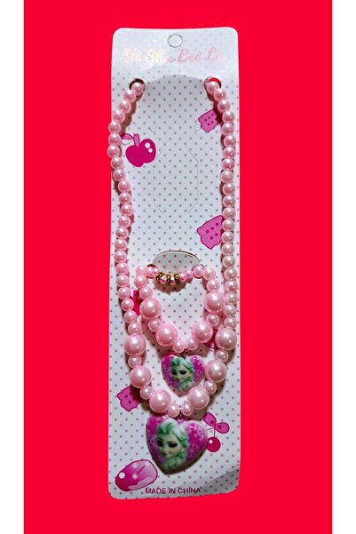 madam shushu ELSA 3lü Set Kolye+Bileklik+Yüzük