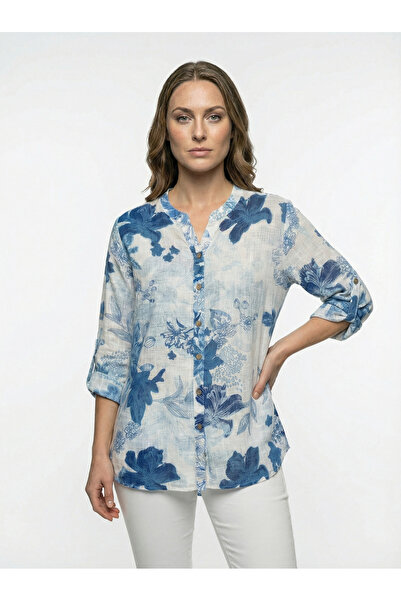 citycenterfashion Women's Plus Size Fold Sleeve Shirt Blouse cty-akc-uzd1 100...