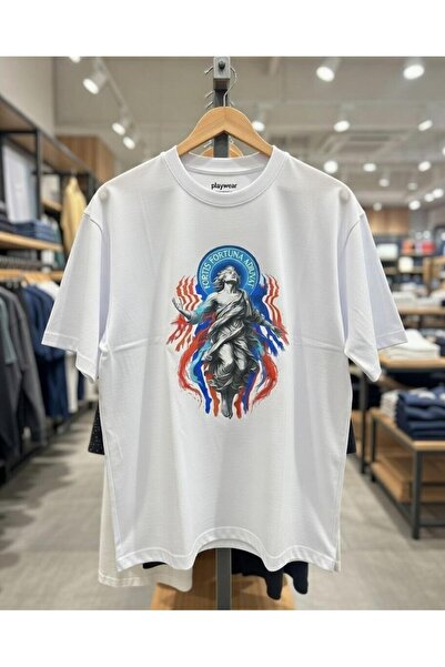 playwear Μπλουζάκι Fortuna Freedom με στάμπα, 100% βαμβακερό, κανονική εφαρμο...