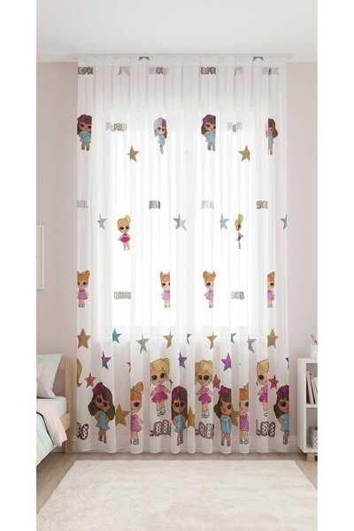 NOBLE New Season Lol-Supri̇ses Children's Room Tü Sheer Curtain