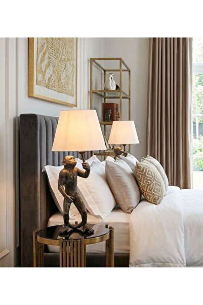 Mirsa Global Decorative Monkey Figured Lampshade Figurine