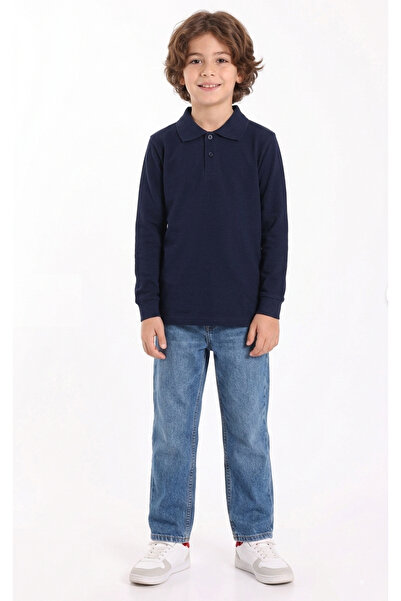 Entel Tricou Lacoste cu guler polo, mânecă lungă, basic bumbac 100%