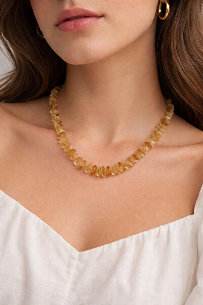 best bioenerji taş terapi Citrine Amorphous Cut Natural Stone Pendant – the R...