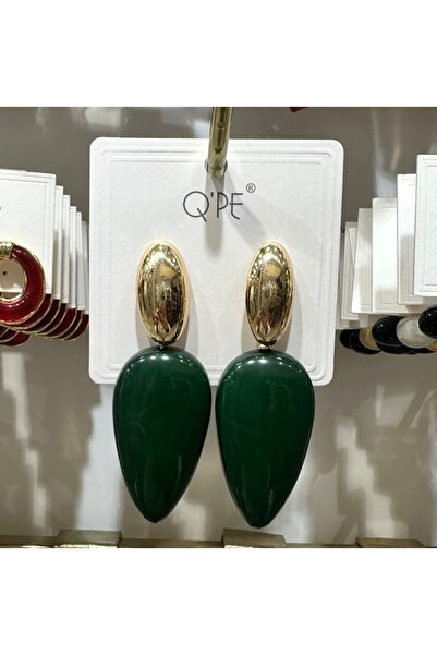 GLOW ACCESSORIES BAE Qpe Damla Zra Model Stainless Steel Earrings