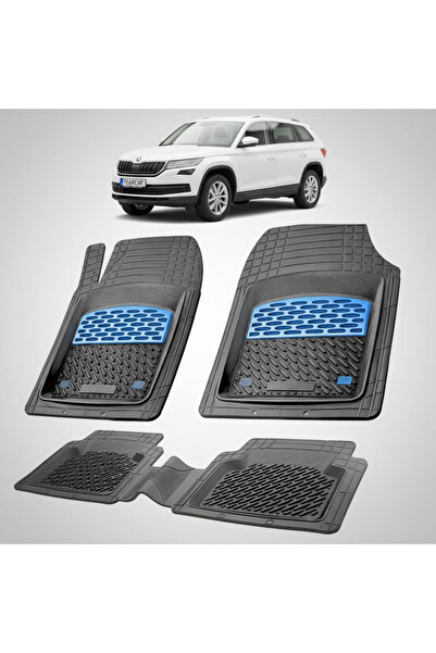 TEAMCAR Covorase Skoda Kodiaq I Compatibile 2016-2023 |Blue