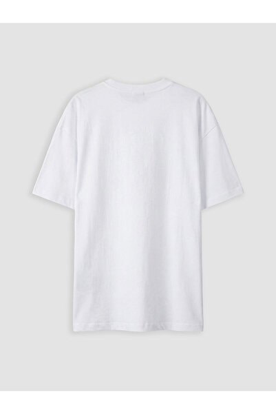LC Waikiki Crew Neck Star Printed Girls' T-Shirt