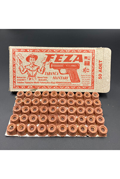 Köy Tohumları 1 Paket 50 Adet Nostalji Mantar Tabanca Kapsulu Kapsül Kaliteli