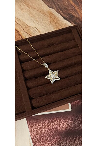 KAD COLLECTION Star Luck Steel Necklace