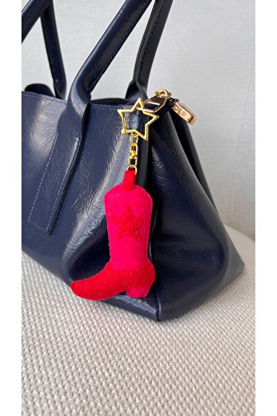 Store Pembe Kovboy Çizmesi çanta Charmı & Anahtarlık