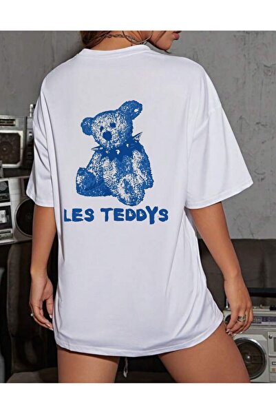 Elvino Les Teddys Printed Oversized Unisex T-Shirt