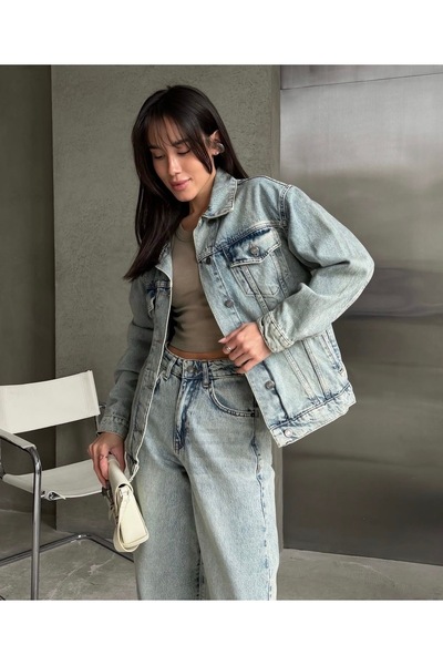 Aida Fashion Denim ceket Boyfrend