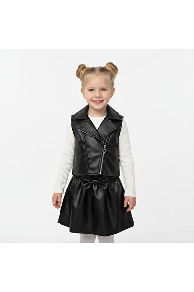 SeaBubbles piele Set de set cu vestă fuste pentru fete, set de 3 piese