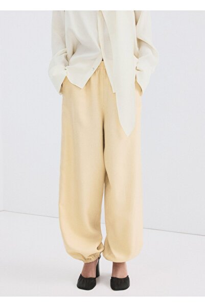 MANGO Woman Beli lastikli balon pantolon