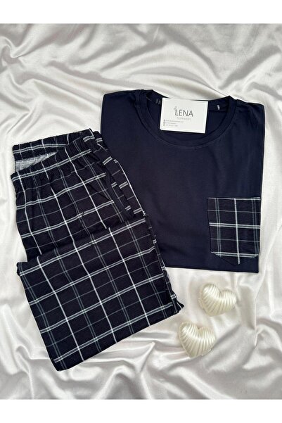 Lena Homewears Men's Short Sleeve Pajama Set