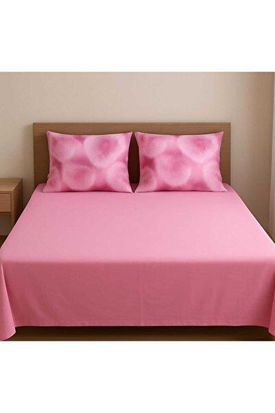 OEM Set de pat - Cearșaf cu tiv 220 x 240 cm + 2 fețe de pernă 50 x 70 cm, 10...