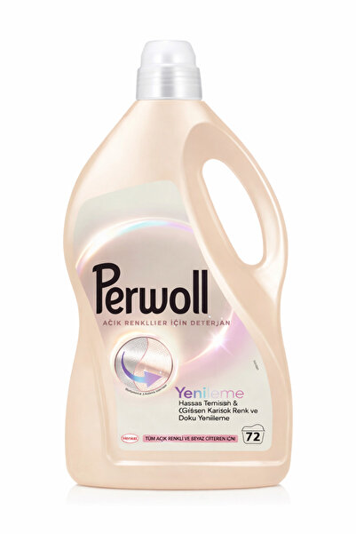 Perwoll Alb 3.96L - 72 Spalari - Detergent Profesional pentru Haine Albe & Cu...