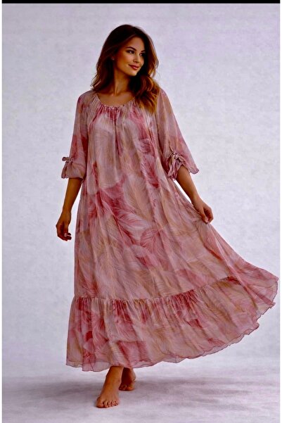 lare Italian İ Silk Lbise