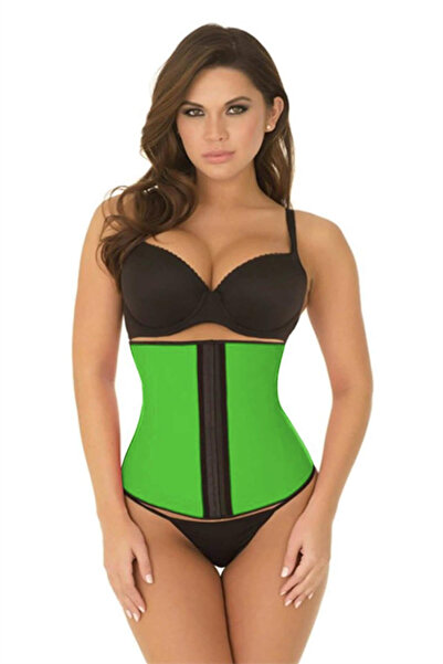 Aria's Closet . .T Green Mi 9161 Sweat-Absorbing Agrafl Waist Corset