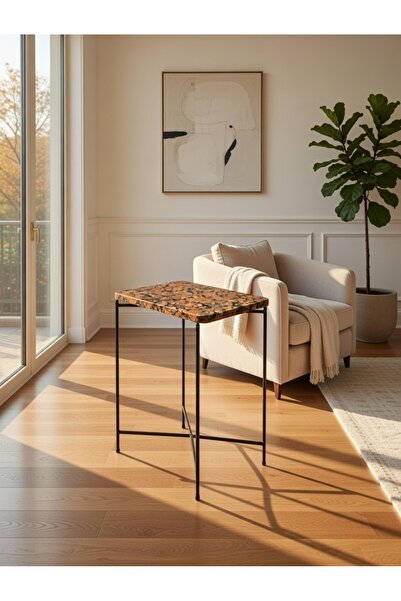 LUNAMER Mermer Yan Sehpa