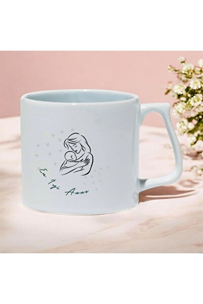 kubdekor Best Mom Written B Printed Luxury Mug Cup