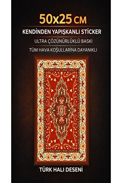 ÖZGÜL REKLAM Halı Desenli Araç İçi & Dışı Dekor Sticker Folyo | Ultra Kalitel...