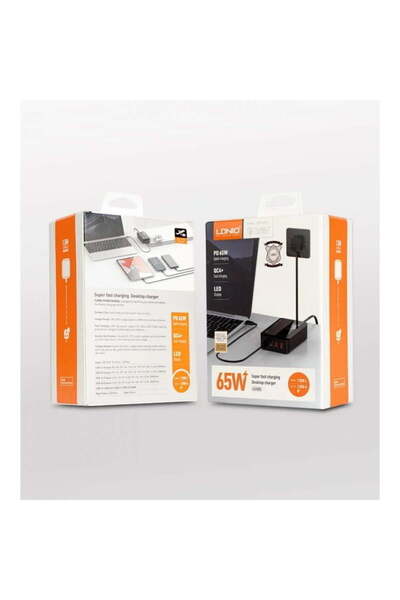 LDNIO 65W Fast Charging Wall Charger With Dual USB And Dual Type-C Ports – A4...