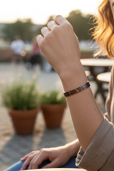 Sevil Gülgün Atelier Antique Vintage Pure Copper Handcuff Bracelet - Handmade...
