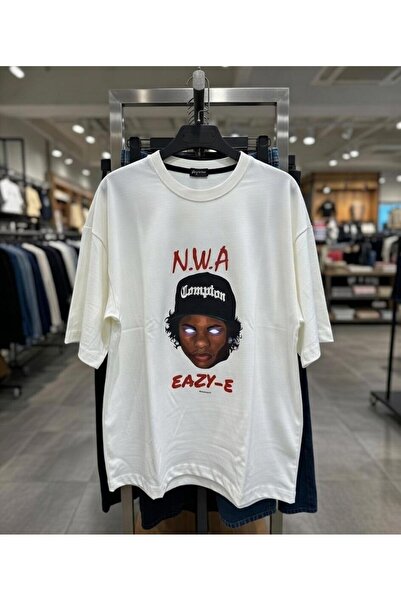 playwear N.W.A Işık Eyes Printed 100% Cotton Regular Fit Crew Neck T-Shirt