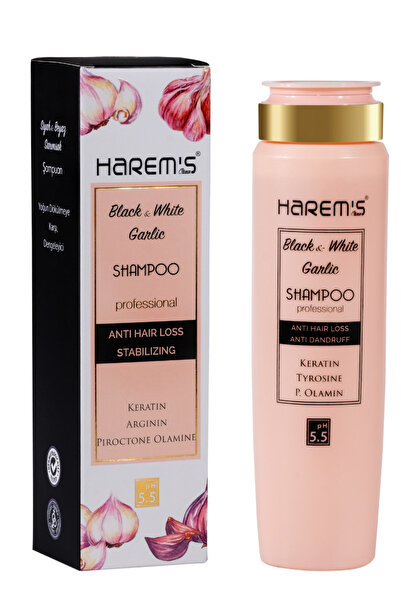 Harem's Ottoman Șampon cu Usturoi (Alb și Negru) – 330 ml