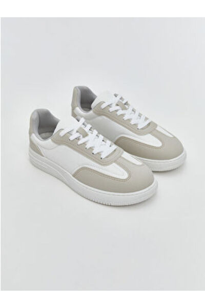 LC Waikiki حذاء رياضي نسائي من MODANOVA SEZON باللون الأبيض برباط