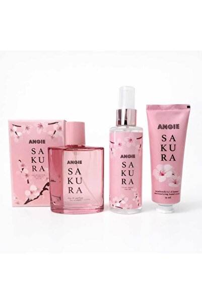 Angie Sakura Edp Kadın Parfüm Seti 3'lü