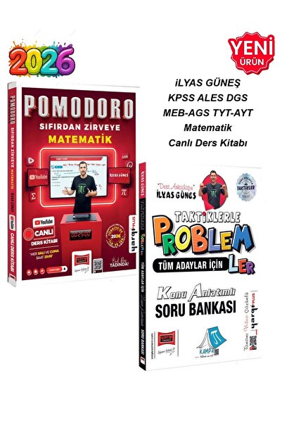 Yargı Yayınları Pomodoro Sıfırdan Zirveye KPSS ALES DGS MEB-AGS TYT-AYT Matem...