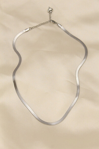 online kapsulavm avm alışveriş 316L Steel Silver Color 45 cm Italian Chain Mo...