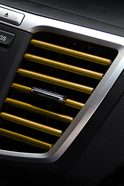 Nicevia شريط حبل لتزيين السيارة بطول قماش مجدّل متر، مطلي بالذهب (79 حرفًا)