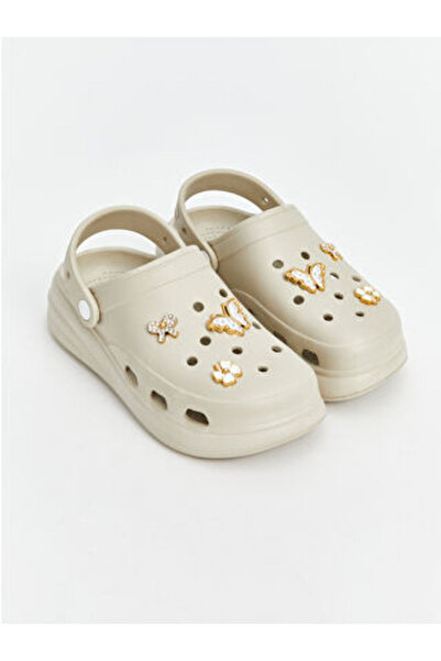 LC Waikiki Modanova Sezon Beige Printed Women's Beach Sandals I