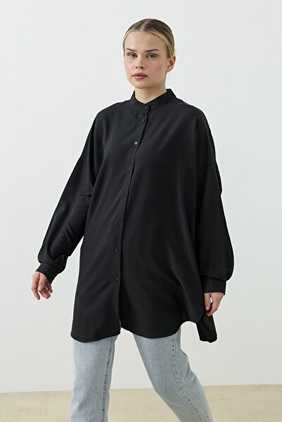 QANU Evora Gömlek Siyah