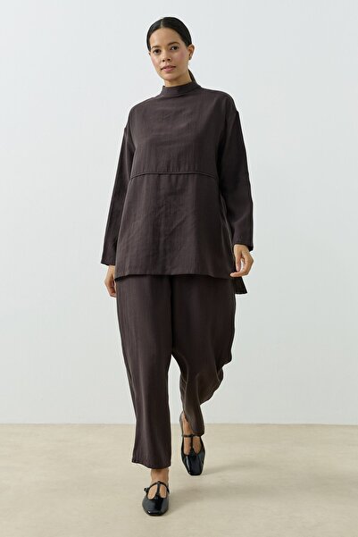 QANU Zarel Takım Kahverengi