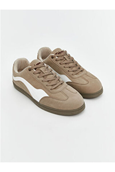 LC Waikiki Modanova Sezon Beige Suede-Look Men's Sports Shoes