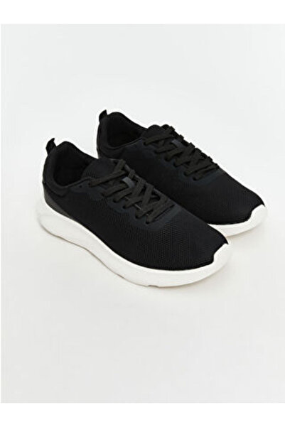 LC Waikiki Modanova Sezon Black Mesh Detailed Men's Sports Shoes