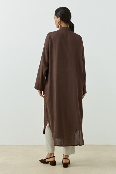 QANU Bengi Gömlek Kahverengi