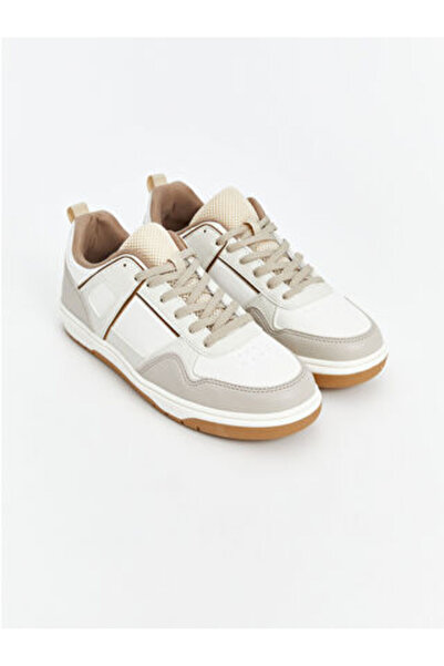 LC Waikiki Modanova Sezon Beige Lace-Up Men's Sneakers