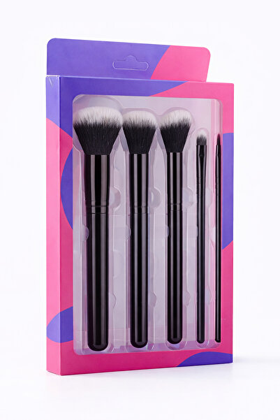 Masdala Egar Professional 5Pcs Makeup Brush Set Soft Synthetic Bristles Flawl...